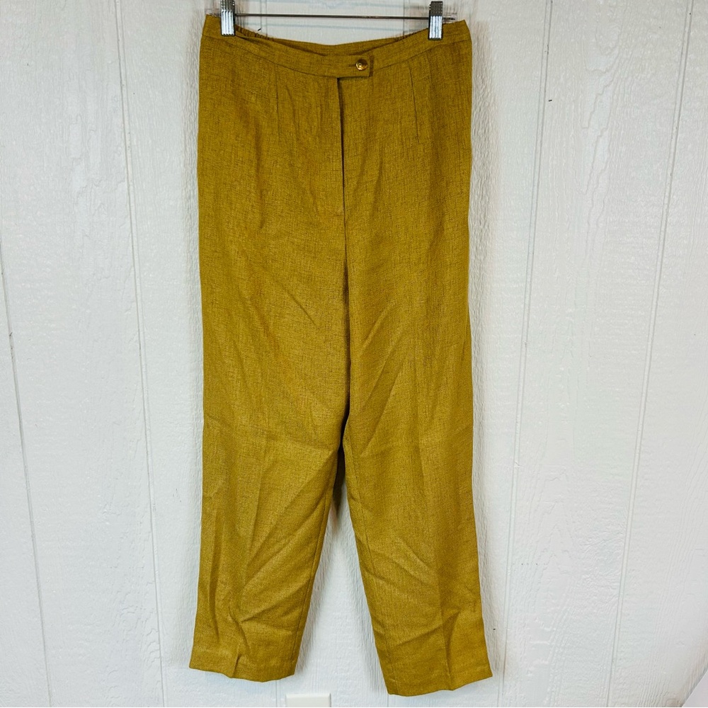 Patchington VTG 80s Gold and Tan Chinos Classic Straight-Leg